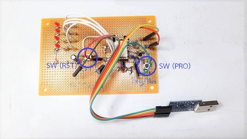 ESP8266 WiFi Module Connect to USB Convertor