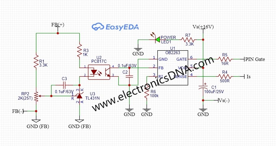 Flyback Converter SMPS By using OB2263 Control