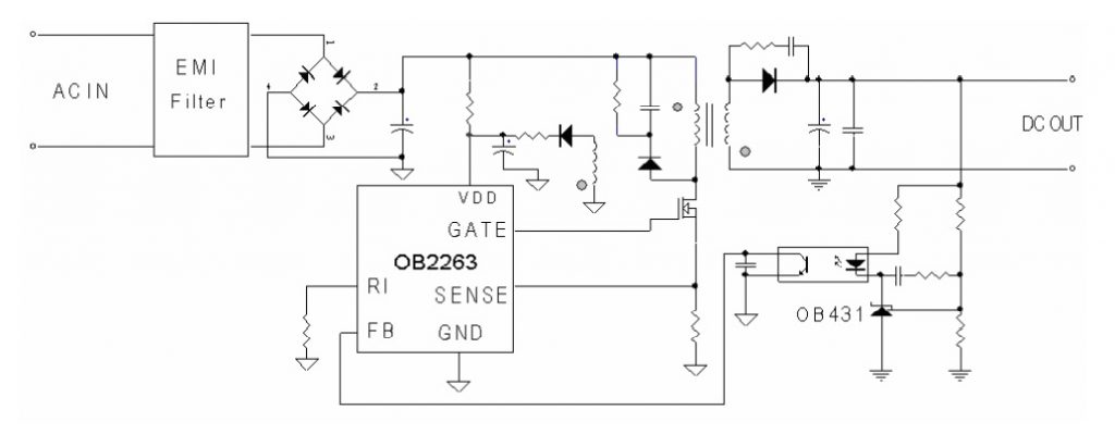 PWM Controller OB2263 Current Mode