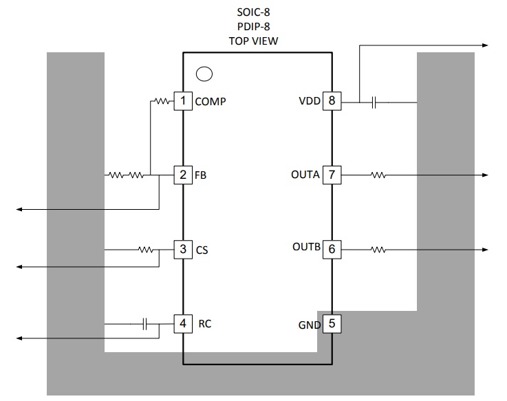 UCC3808 Current mode PWM Controllers