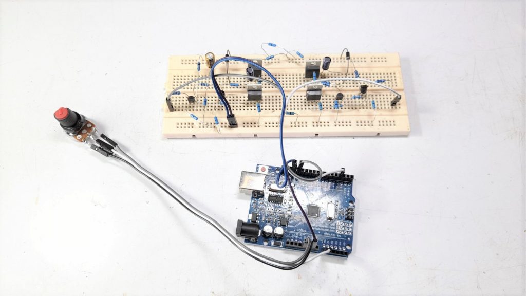 Simple Output Stage Inverter for Arduino UNO