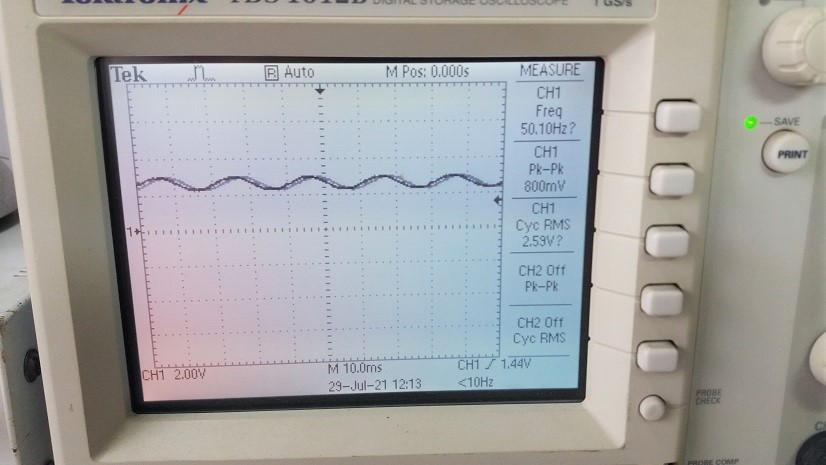 AC Current Sensor By using ACS712 Hall Effect