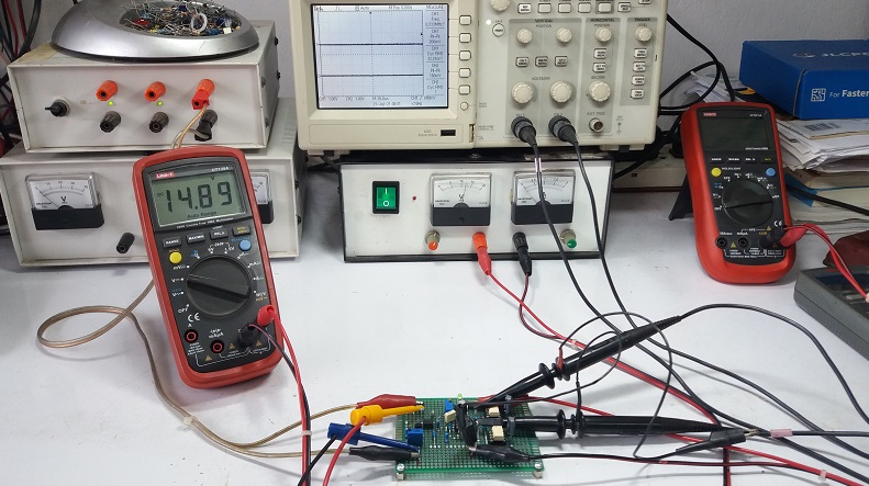 Prototype Board UCC3808 Current mode PWM Controller