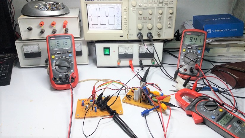 IR2153 Control DC-DC Synchronous Buck Converter