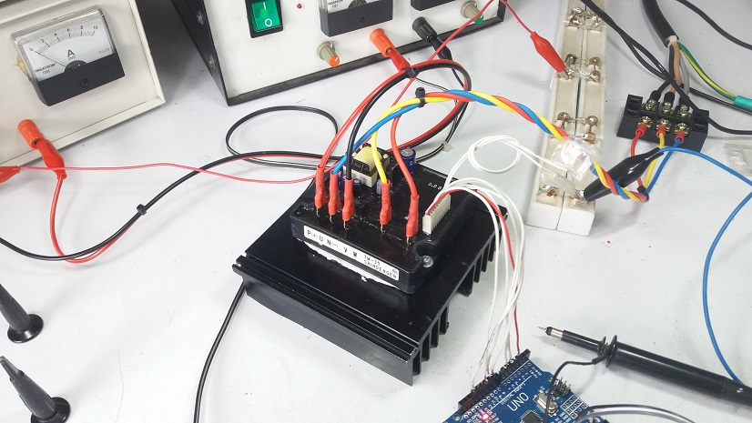 Arduino Speed Control 3 Phase Induction Motor by TM-35
