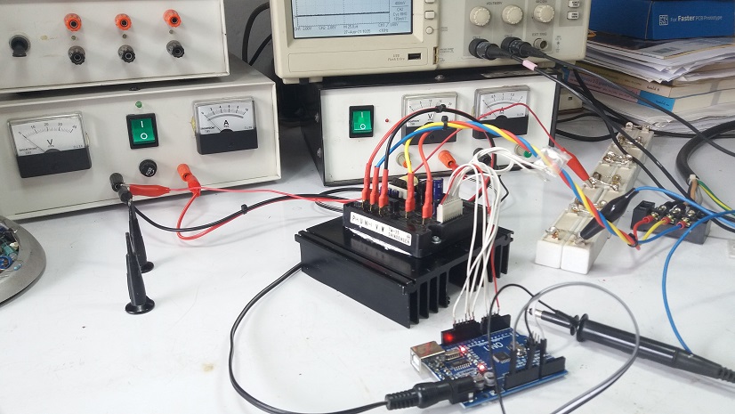 Arduino Speed Control 3 Phase Induction Motor by TM-35