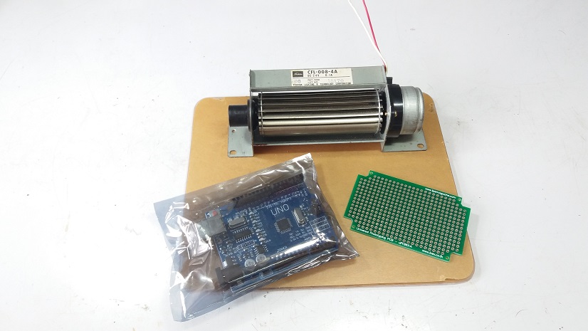 Experiment board DC Motor Speed Control with Arduino UNO