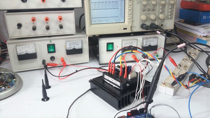 Arduino Speed Control 3 Phase Induction Motor by TM-35