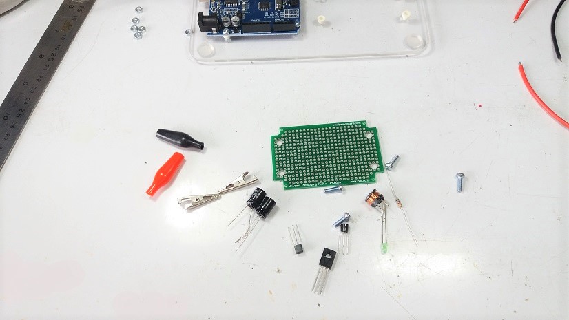 Experiment board DC Motor Speed Control with Arduino UNO