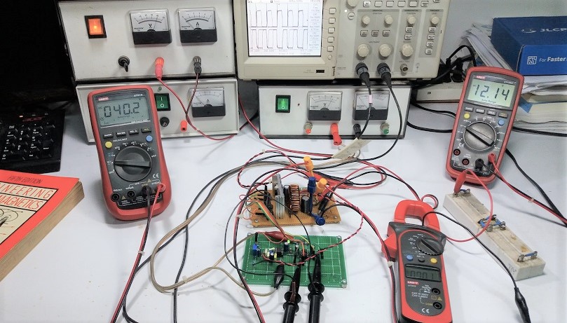 Simple DC-DC Synchronous Buck Converter based on UC3842