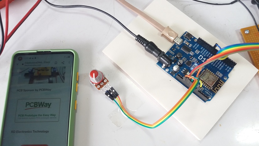 ESP8266 WeMos D1 Simple Speed Control for 3 Phase Induction Motor