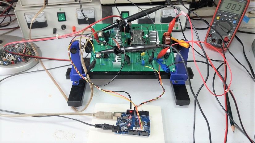 Simple and Small Phase-Shifted Full-Bridge Converter By Using Arduino UNO