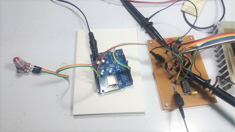 Experiment of Dead-time Circuit for 3 Phase Motors