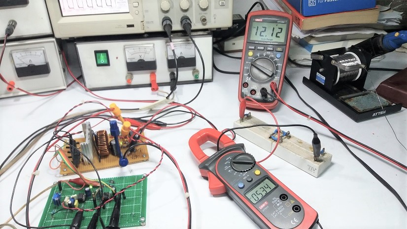 Simple DC-DC Synchronous Buck Converter based on UC3842