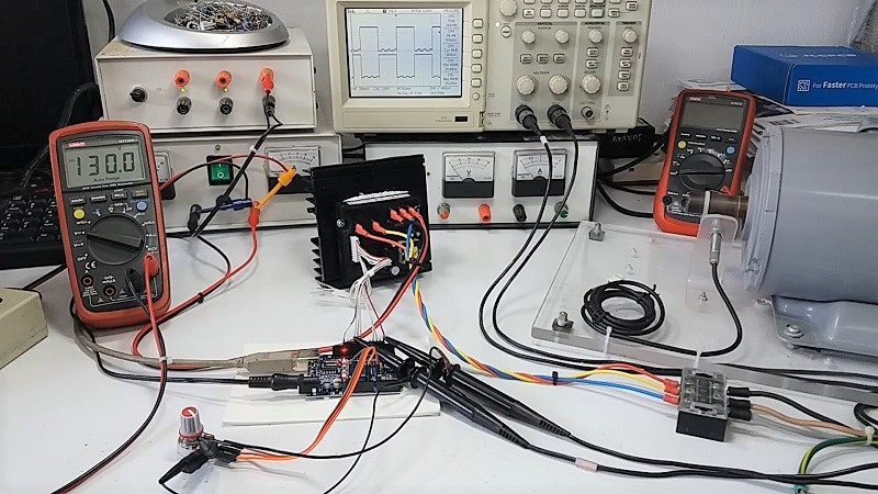 Arduino Speed Control 3 Phase Induction Motor by TM-35 (V.2)