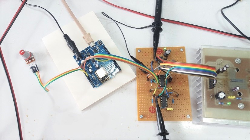 ESP8266 WeMos D1 Simple Speed Control for 3 Phase Induction Motor