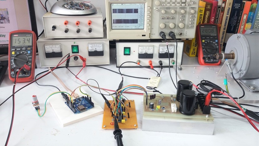 ESP8266 WeMos D1 Simple Speed Control for 3 Phase Induction Motor