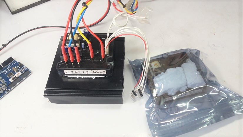 Arduino Speed Control 3 Phase Induction Motor by TM-35 (V.2)