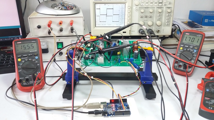 Simple and Small Phase-Shifted Full-Bridge Converter By Using Arduino UNO