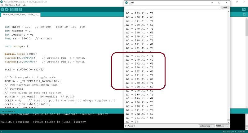 Simple and Small Phase-Shifted Full-Bridge Converter By Using Arduino UNO