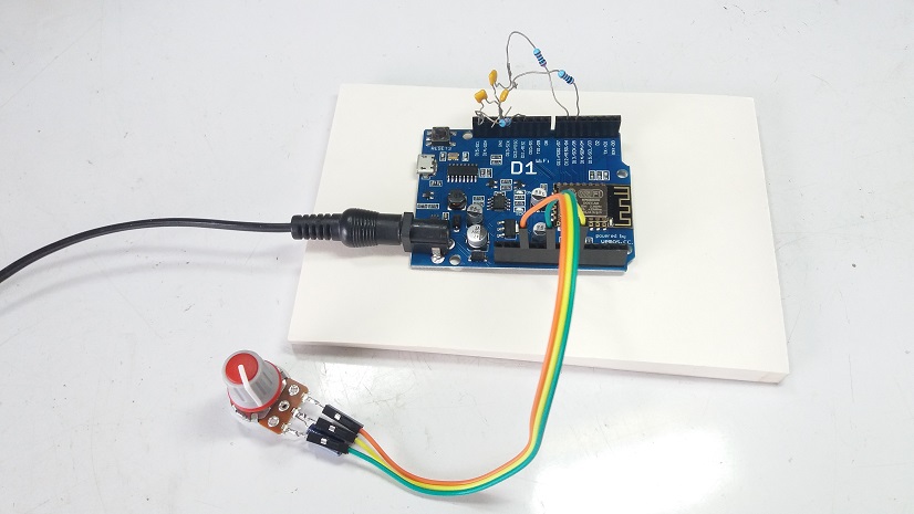 ESP8266 WeMos D1 Simple Speed Control for 3 Phase Induction Motor