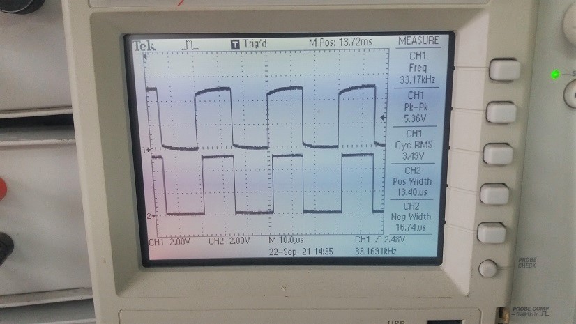 Experiment of Dead-time Circuit for 3 Phase Motors