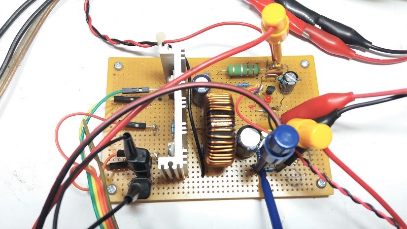 Simple DC-DC Synchronous Buck Converter based on UC3842