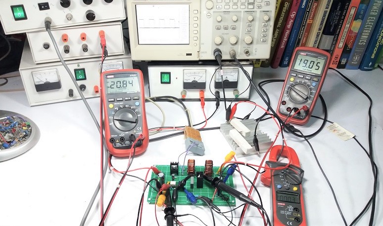 Mini ZCS Resonant L-Type DC-DC Buck Converter 20W