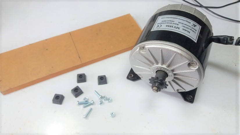 DIY a base plate DC motor 300W for use in Experiments