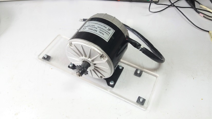DIY a base plate DC motor 300W for use in Experiments