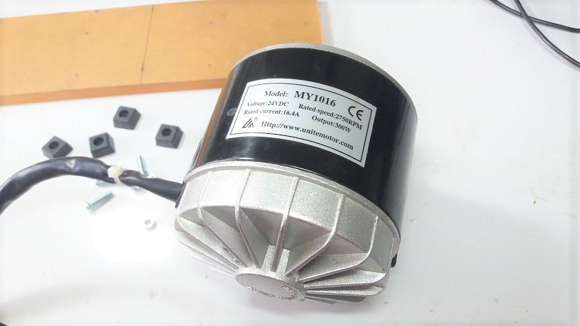 DIY a base plate DC motor 300W for use in Experiments