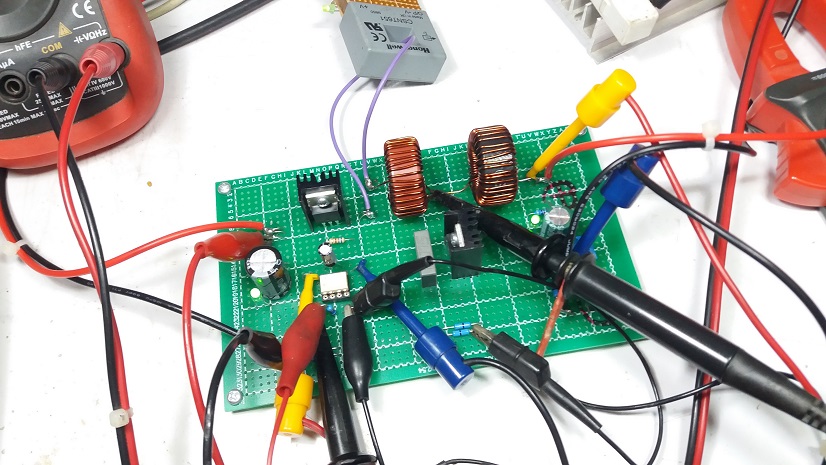 Mini ZCS Resonant L-Type DC-DC Buck Converter 20W