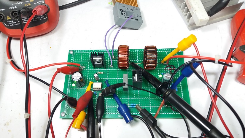 Mini ZCS Resonant L-Type DC-DC Buck Converter 20W