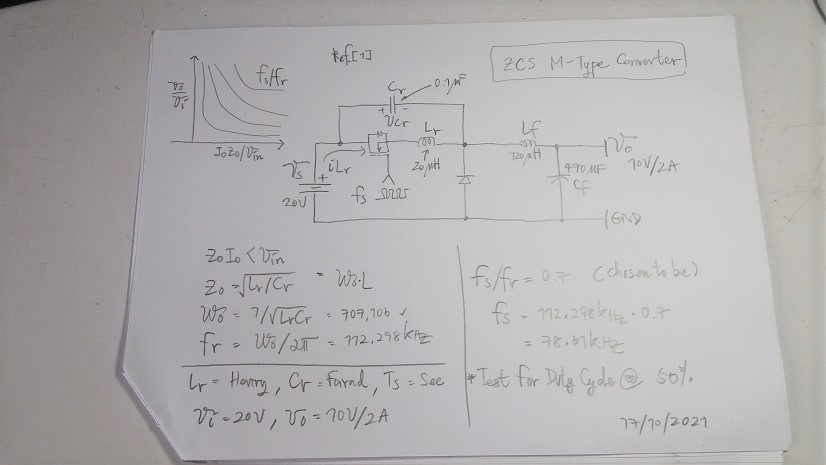 ZCS Resonant M-Type DC-DC Buck Converter