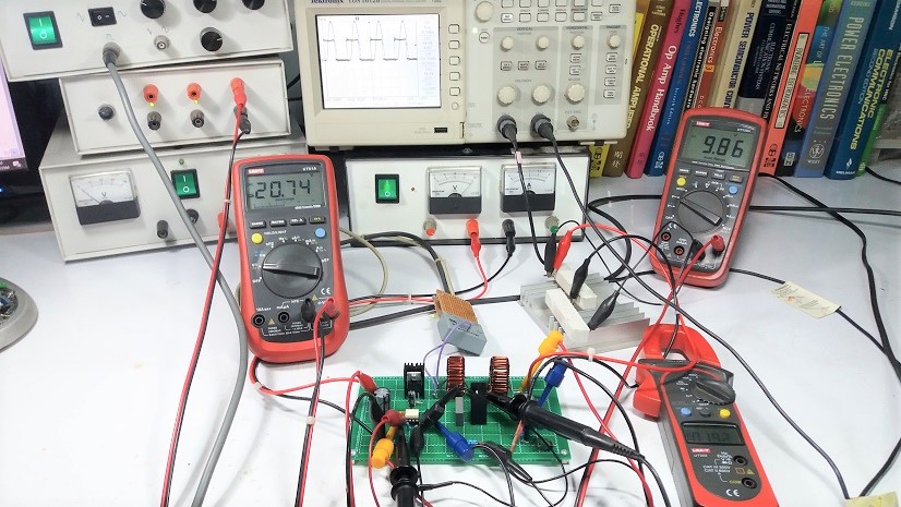 Mini ZCS Resonant L-Type DC-DC Buck Converter 20W