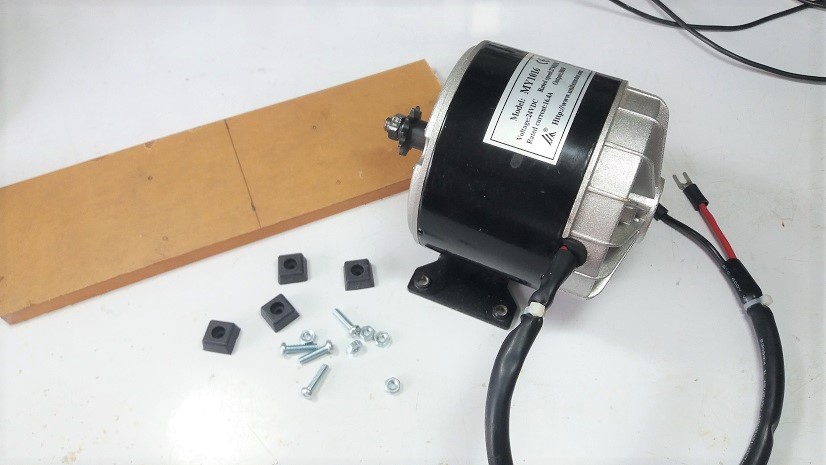 DIY a base plate DC motor 300W for use in Experiments