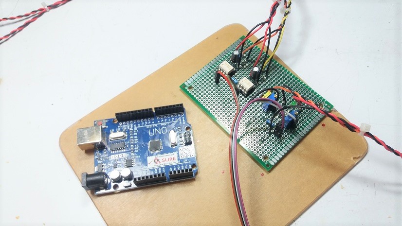 Interface Board  Arduino with Two-switch for Switching Mode Power Supply