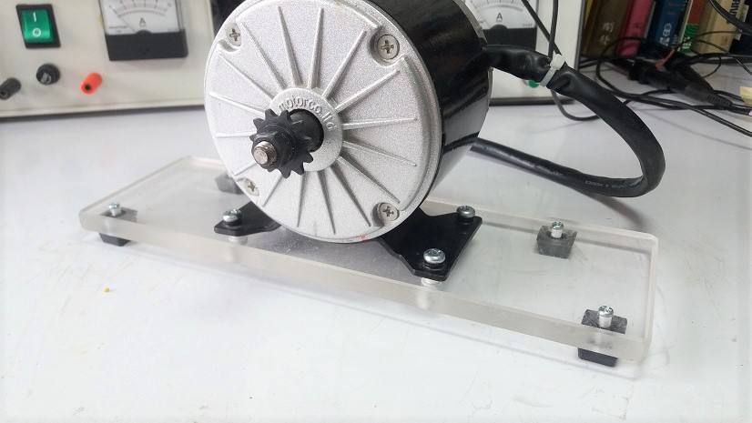 DIY a base plate DC motor 300W for use in Experiments