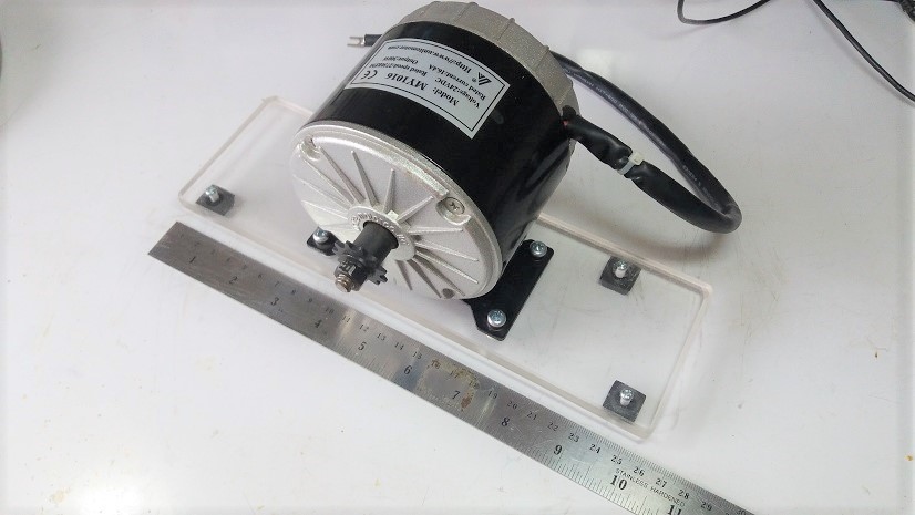 DIY a base plate DC motor 300W for use in Experiments