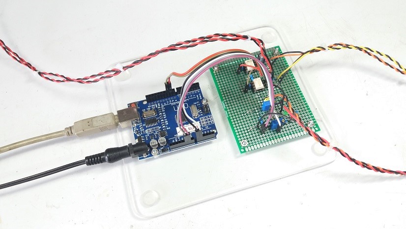 Interface Board  Arduino with Two-switch for Switching Mode Power Supply