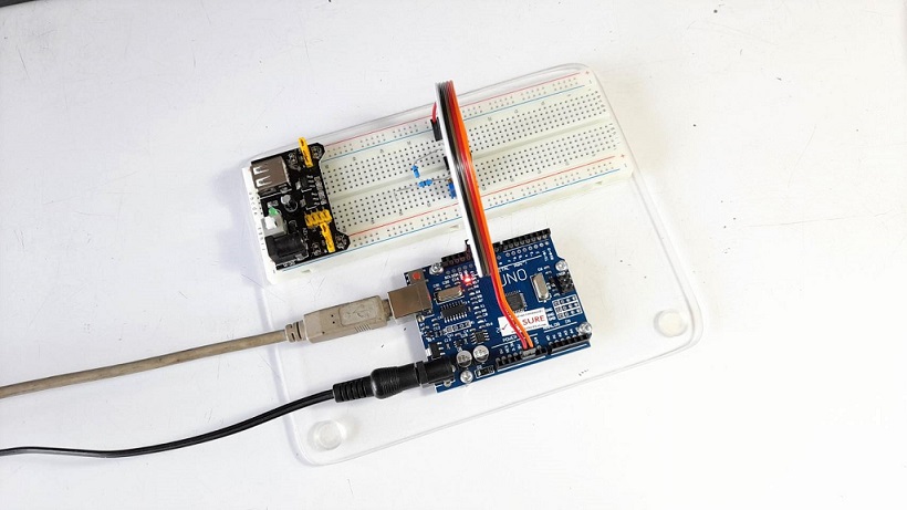 TLC549CP ADC SPI-Bus Control by Arduino UNO