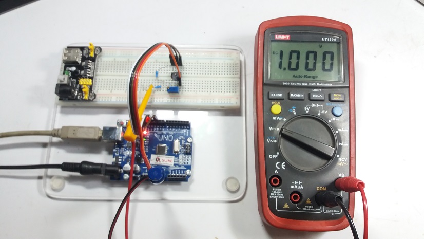 TLC549CP ADC SPI-Bus Control by Arduino UNO