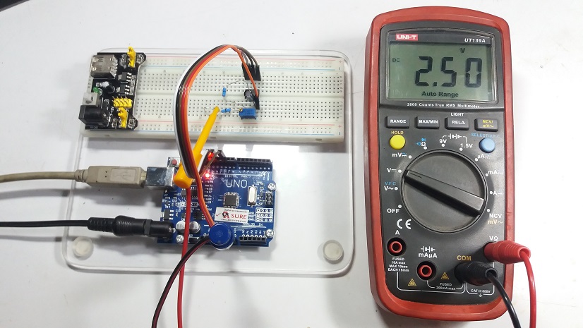 TLC549CP ADC SPI-Bus Control by Arduino UNO