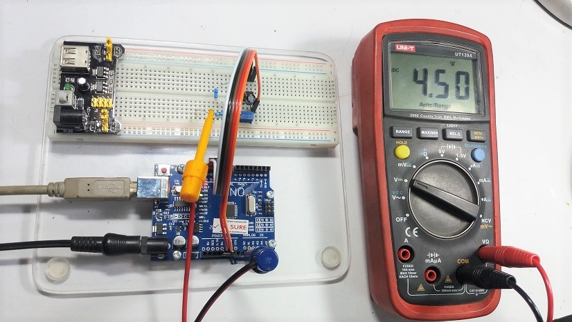 TLC549CP ADC SPI-Bus Control by Arduino UNO