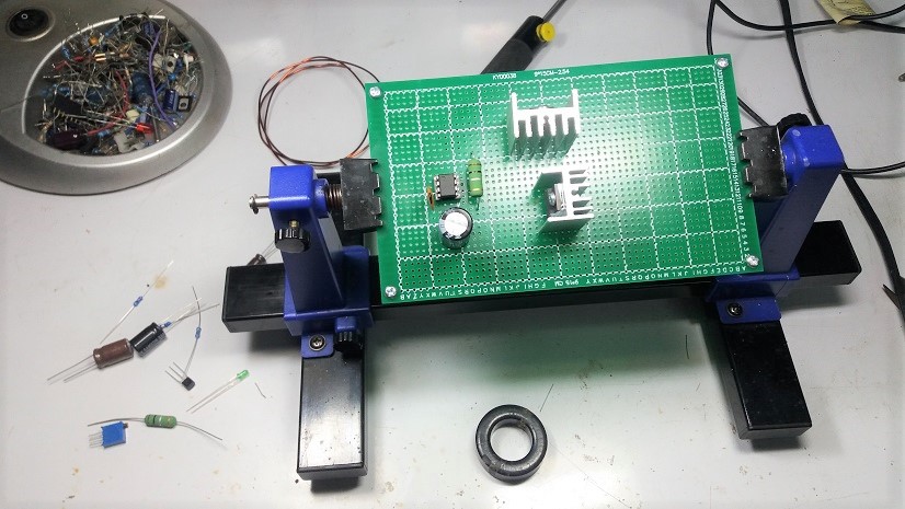 Prototype for MC34063A Control Buck Converter Topology