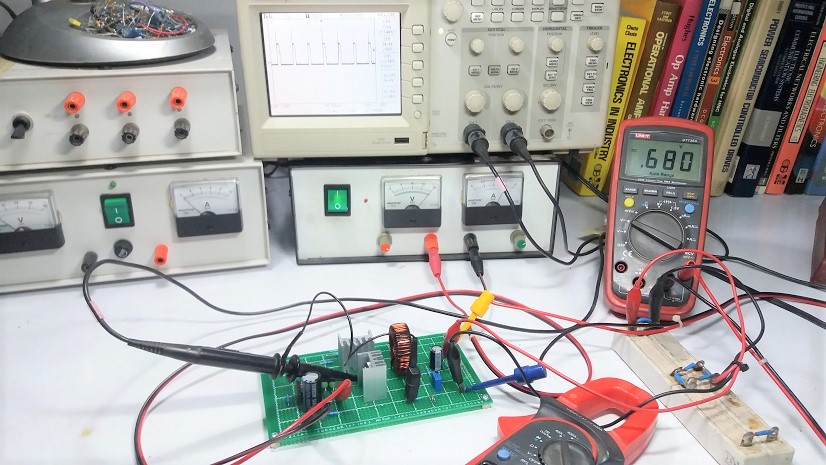 Prototype for MC34063A Control Buck Converter Topology