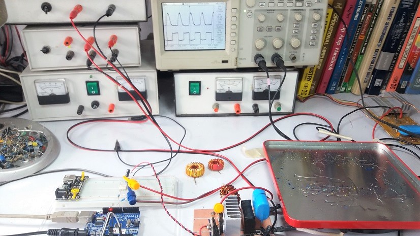 Simple Induction Heater Control by using Arduino UNO