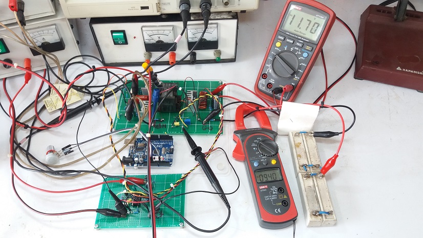 Mini Half-bridge Switching by UC3846N Current Mode PWM Controller