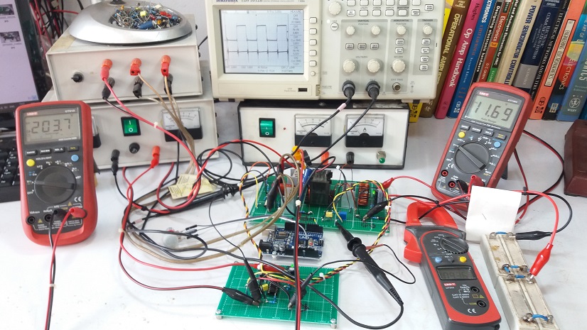 Mini Half-bridge Switching by UC3846N Current Mode PWM Controller