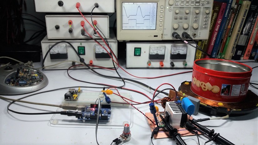 Simple Induction Heater Control by using Arduino UNO